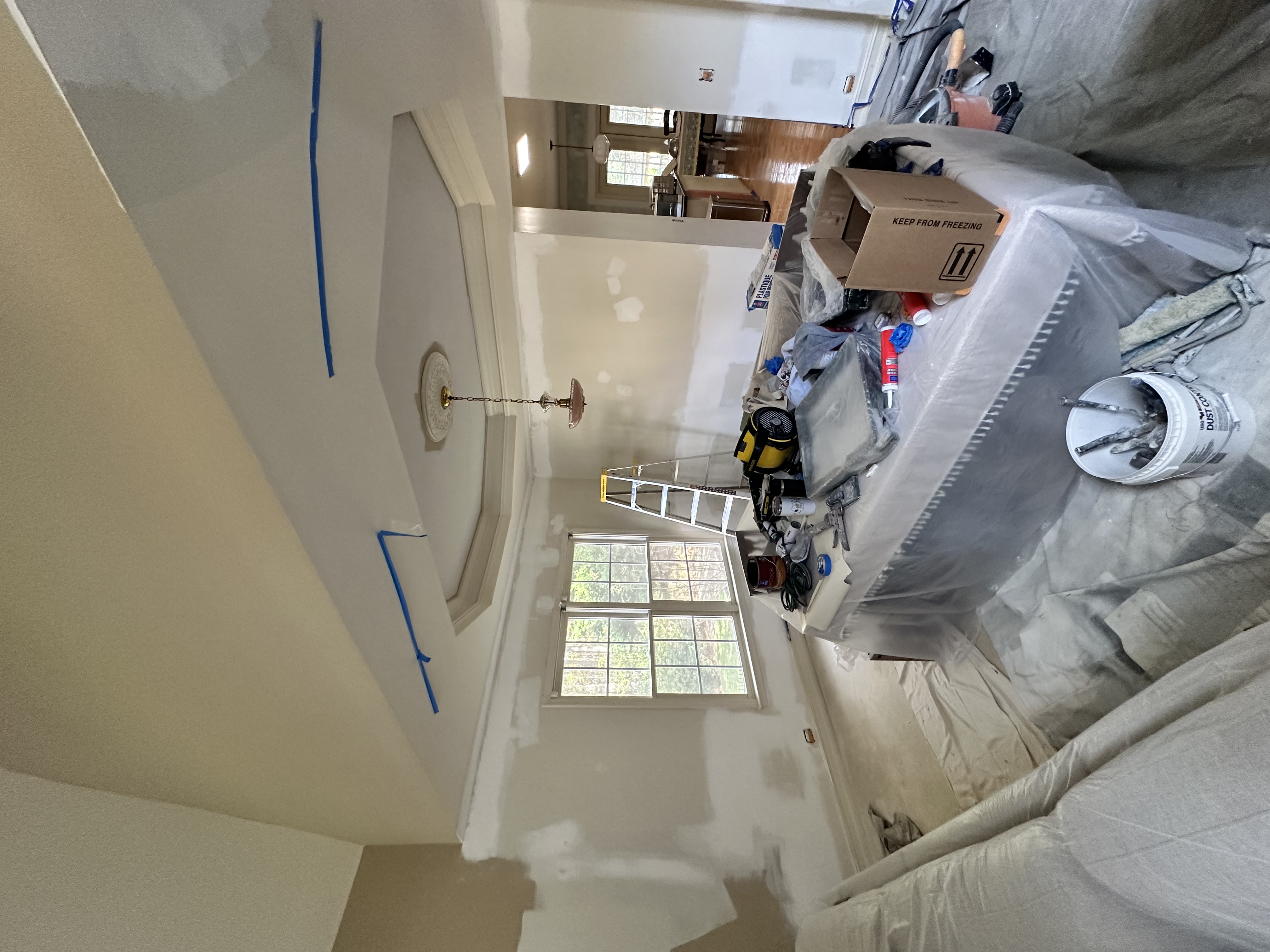 Wall repair and painting