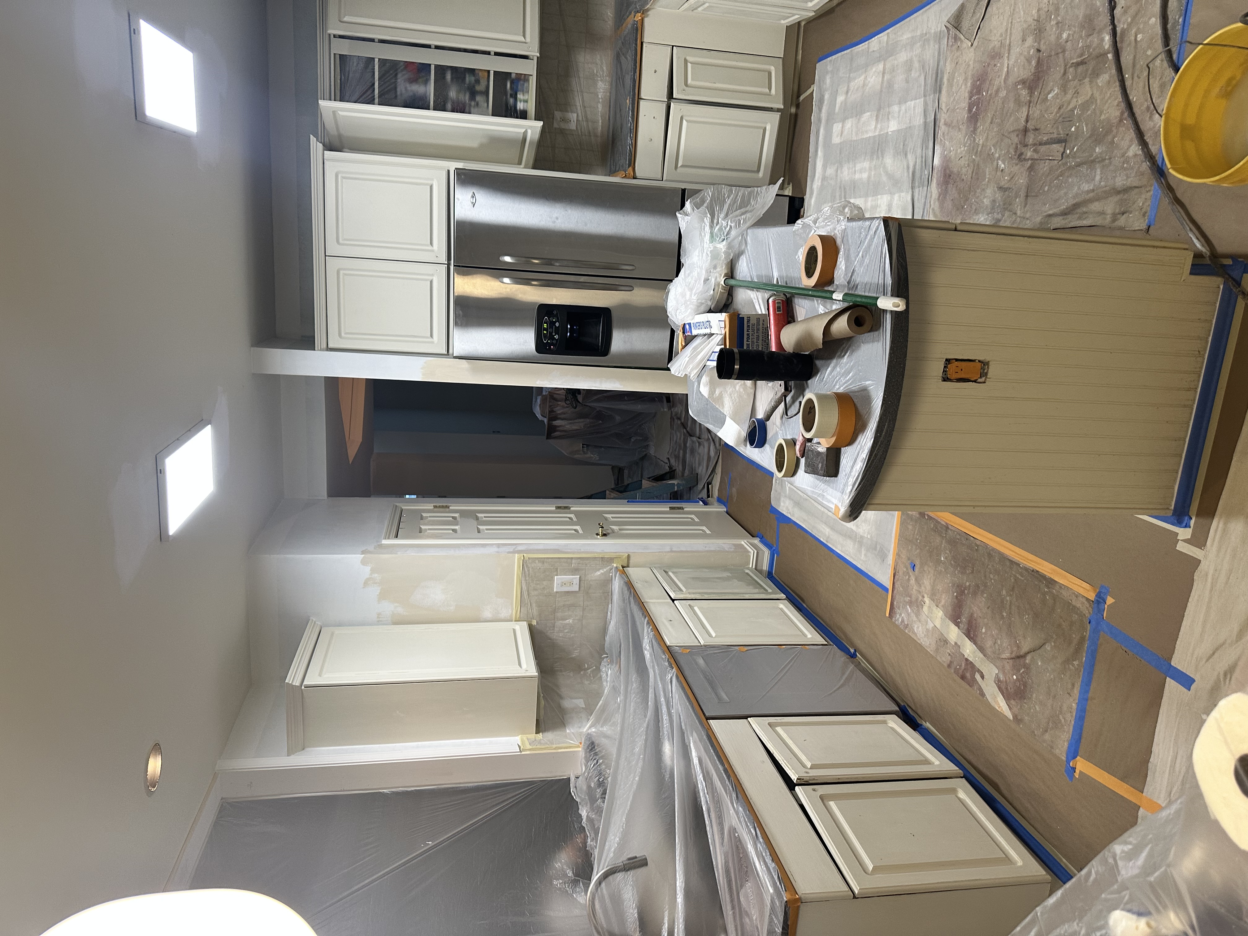 Custom cabinet painting